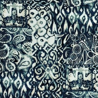 Tessuto Pearlo Indigo William Yeoward
