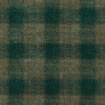 Highland Check Velvet Woodsmoke Mulberry