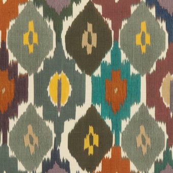 Town House Fabric Multi Mulberry