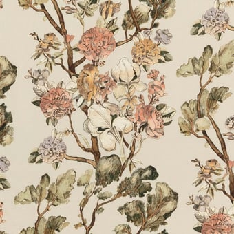 Tela Wild Side Teal Mulberry