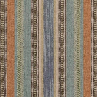 Rustic Stripe Fabric Spice Mulberry