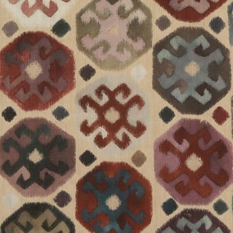 Curiosity Fabric Plum Mulberry