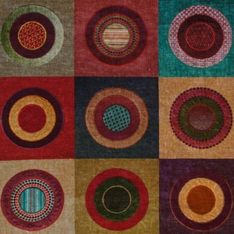 Dress Circle Velvet Teal Mulberry