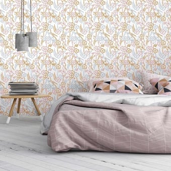 Pinçon Wallpaper Nectarine Maison Martin Morel