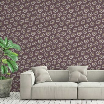 M-flower Wallpaper Grey Maison Martin Morel
