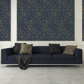 Plumes Wallpaper Grey Maison Martin Morel