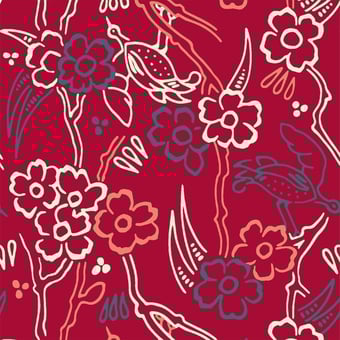 Pinçon Wallpaper Nectarine Maison Martin Morel