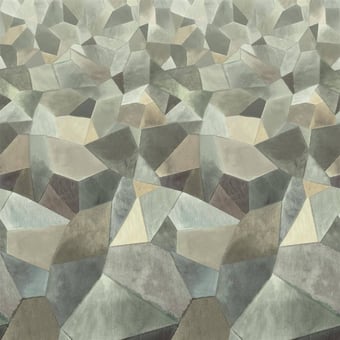 Papel pintado mural panorámico Geo Moderne Jade Designers Guild