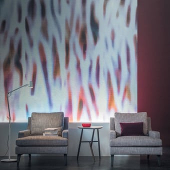 Rainforest Wallpaper Bleu Casamance