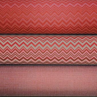 Carta da parati Zig Zag Red Missoni Home