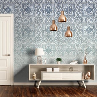 Teselas Panel Turquoise Tres Tintas Barcelona