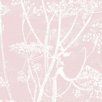 Cow Parsley Fabric White & Ballet Slipper Cole and Son