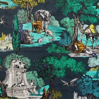 Tessuto Versailles Grand Viridian Cole and Son