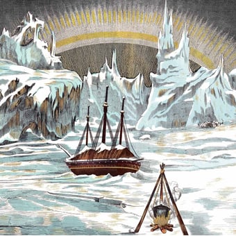 Carta da parati murale Arctique 390x300 cm Maison Images d'Epinal