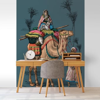Papel pintado mural panorámico Dromadaire n°11 220x350cm Maison Images d'Epinal