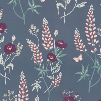 Papier peint Emma Dark grey Sandberg