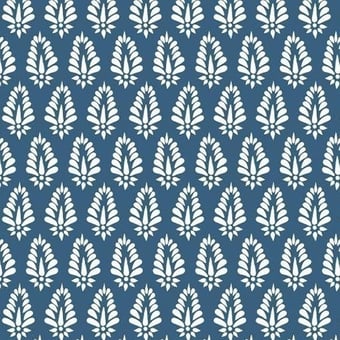 Mehndi Wallpaper Blue York Wallcoverings