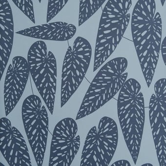 Carta da parati Tropics Blue Leaf MissPrint