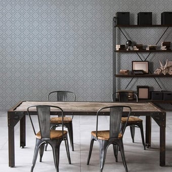 Baste Stitch Wallpaper Ink Press York Wallcoverings