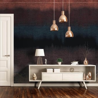 Papel pintado mural panorámico Tie and Dye Watercolor Taupe Eijffinger