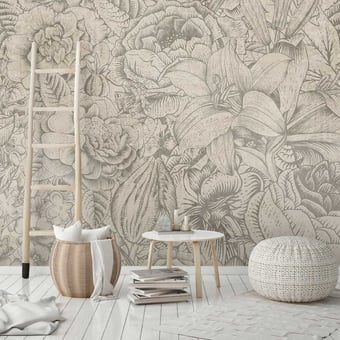 Botanica Panel Taupe Walls by Patel