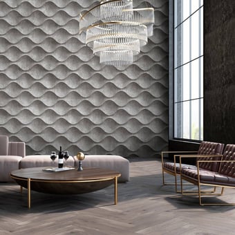 Concrete 1 Panel Grey Walls by Patel