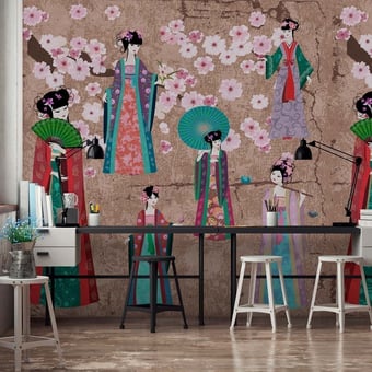 Papier peint panoramique Kimono Bear Walls by Patel