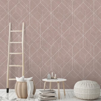 Network Panel Pink Walls by Patel