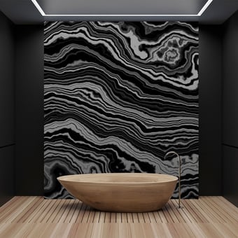 Onyx Panel Black Walls by Patel