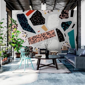 Carta da parati murale terrazzo 1 Multi Walls by Patel