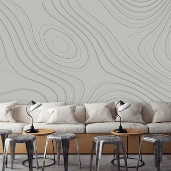Zen Garden Panel Pink Walls by Patel
