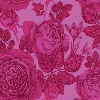 Carta da parati murale Baccara Magenta Walls by Patel