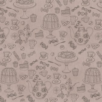 Coffeetime Panel Taupe Walls by Patel