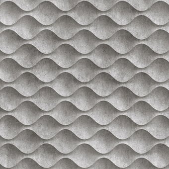 Concrete 1 Panel Grey Walls by Patel