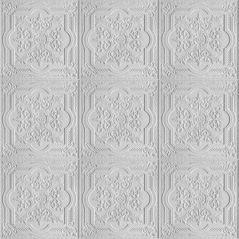 Stucco Panel Silver Walls by Patel