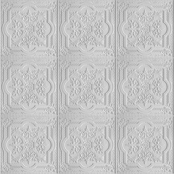 Stucco Panel Silver Walls by Patel