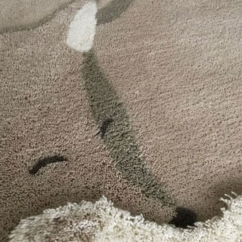 A. Tilky Greige Rug 130 cm Little Cabari