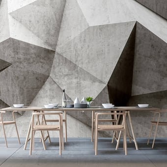 Papel pintado mural panorámico Boulder Grey Walls by Patel