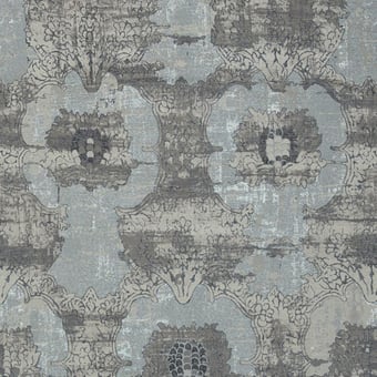 Tissu Mica Marine Sahco