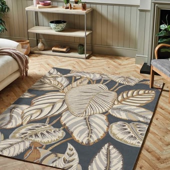 Tappeti Calathea Charcoal  Sanderson