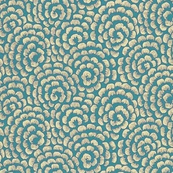 Papel pintado Kingsley Peacock/Gold Nina Campbell