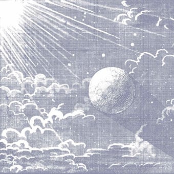 Panoramatapete Starmap Vert de gris Les Dominotiers