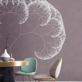 Trees 3 Panel Pink Walls by Patel