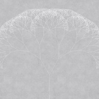 Trees 1 Panel White Walls by Patel