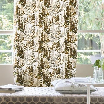 Hollyhock Fabric Ochre Designers Guild