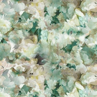 Fleurs de Jour Fabric Travertine Designers Guild