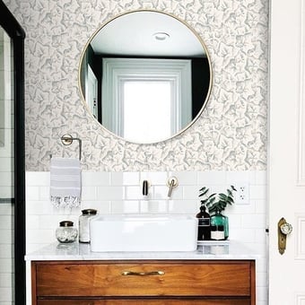Ivy Wallpaper Peach Maison Martin Morel