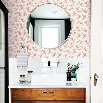 Corail Wallpaper Grey Iris Maison Martin Morel