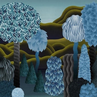 Papier peint panoramique Songe d'été Marais Christian Lacroix