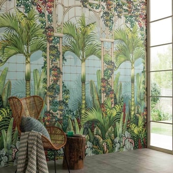 Papel pintado mural panorámico Palm House Forest Osborne and Little